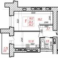 1-комнатная квартира, ЧЕРЕПОВЕЦ, УЛ. ПЕРВОМАЙСКАЯ 2А 1-комнатная квартира, ЧЕРЕПОВЕЦ, УЛ. ПЕРВОМАЙСКАЯ 2А